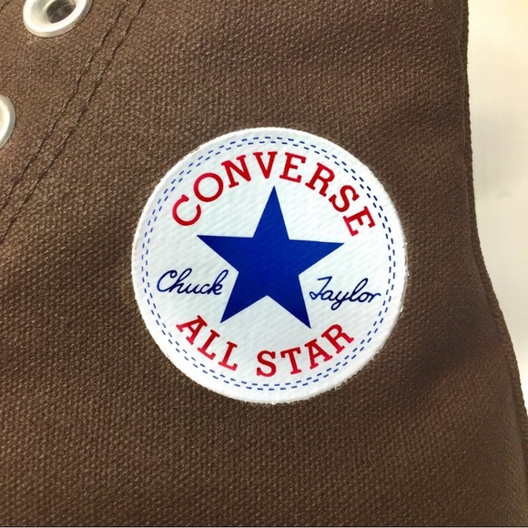 Brown Converse All Star High Tops - Picture 5 of 5